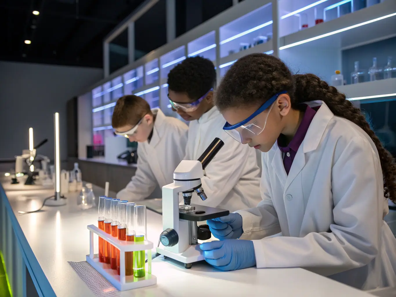An image showing scientists in a lab setting, working on drug development and research, representing the Drug Development industry.